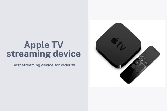 Apple TV streaming device