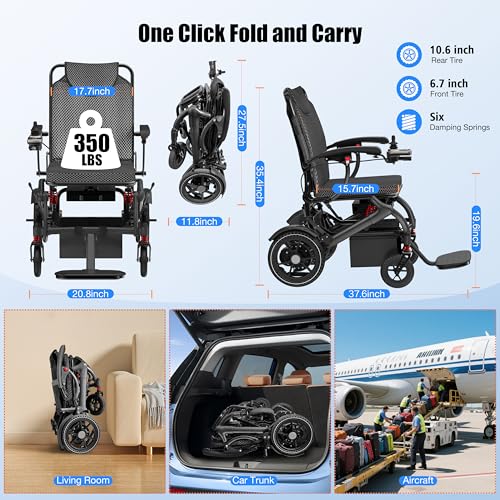 Best Electric Folding Automatic Lightweight Wheelchair