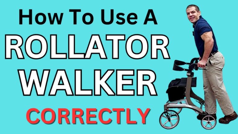 How To Use A Rollator Walker Safely