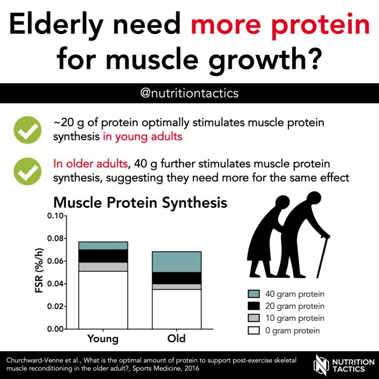 Why Do Older Adults Need More Protein