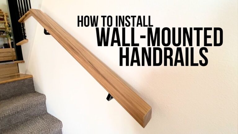 How To Install Stair Handrail